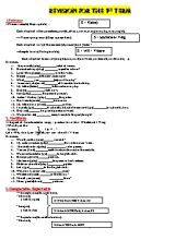 Đề cương ôn tập học kỳ 1 môn Tiếng Anh 7